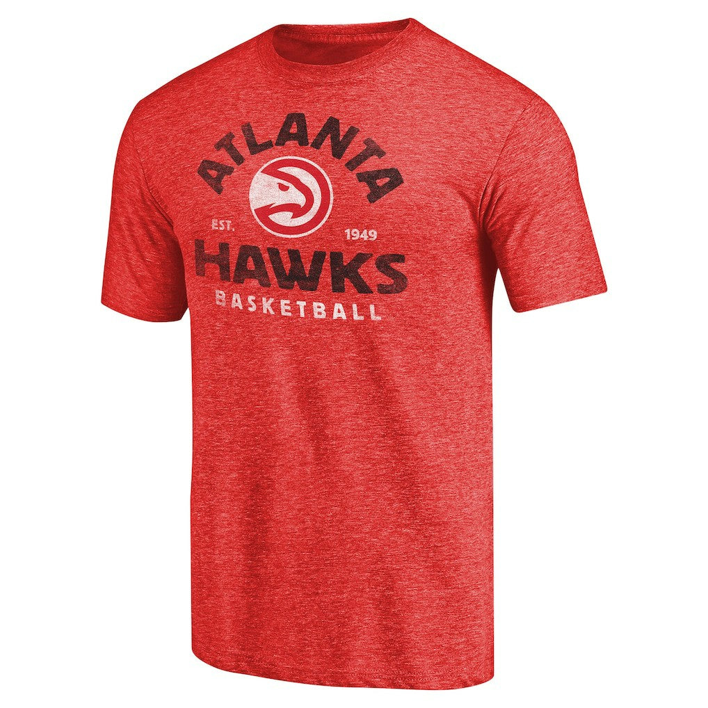 Atlanta Hawks Vintage Arch Tri-Blend T-Shirt On Sale