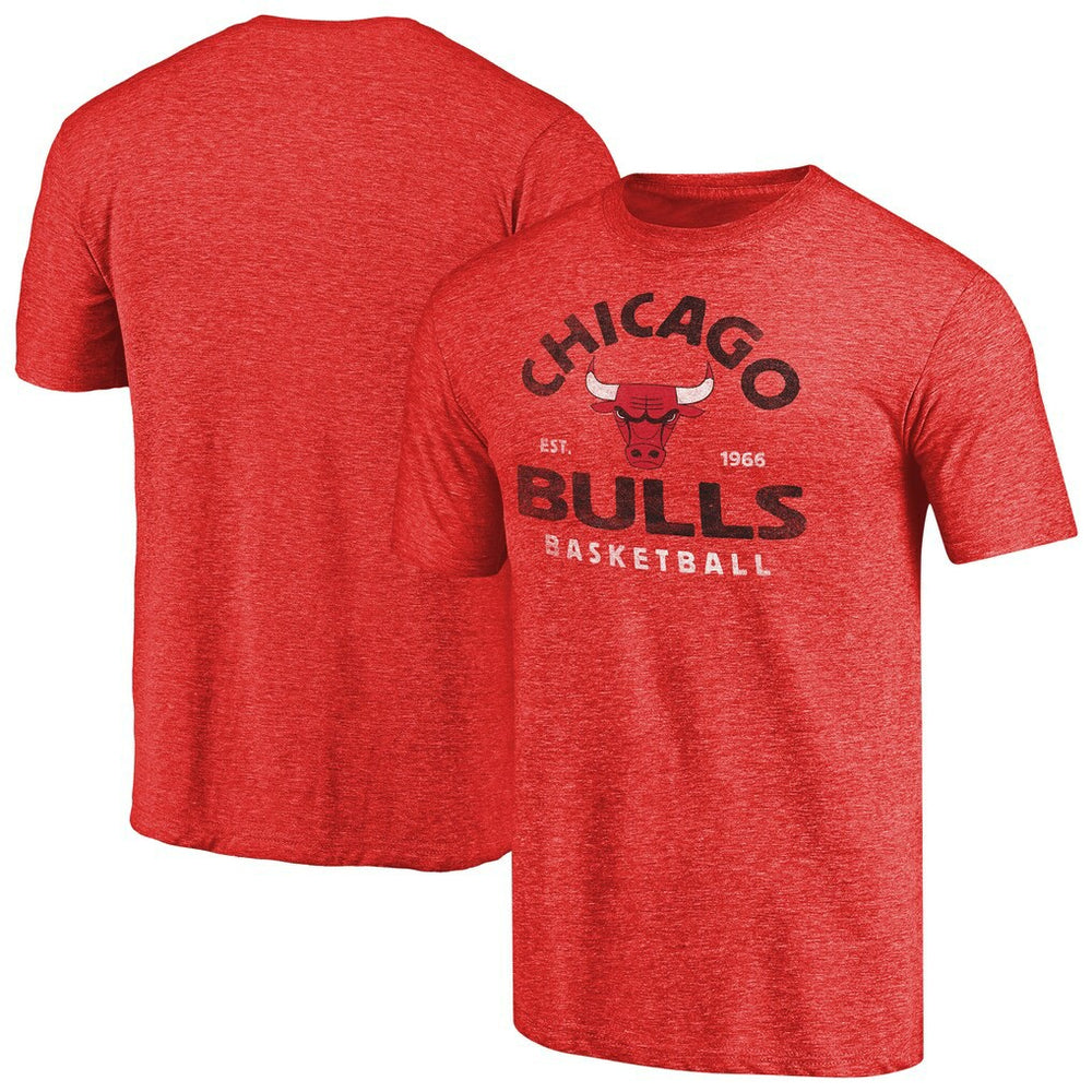 Chicago Bulls Vintage Arch Tri-Blend T-Shirt sale Discount