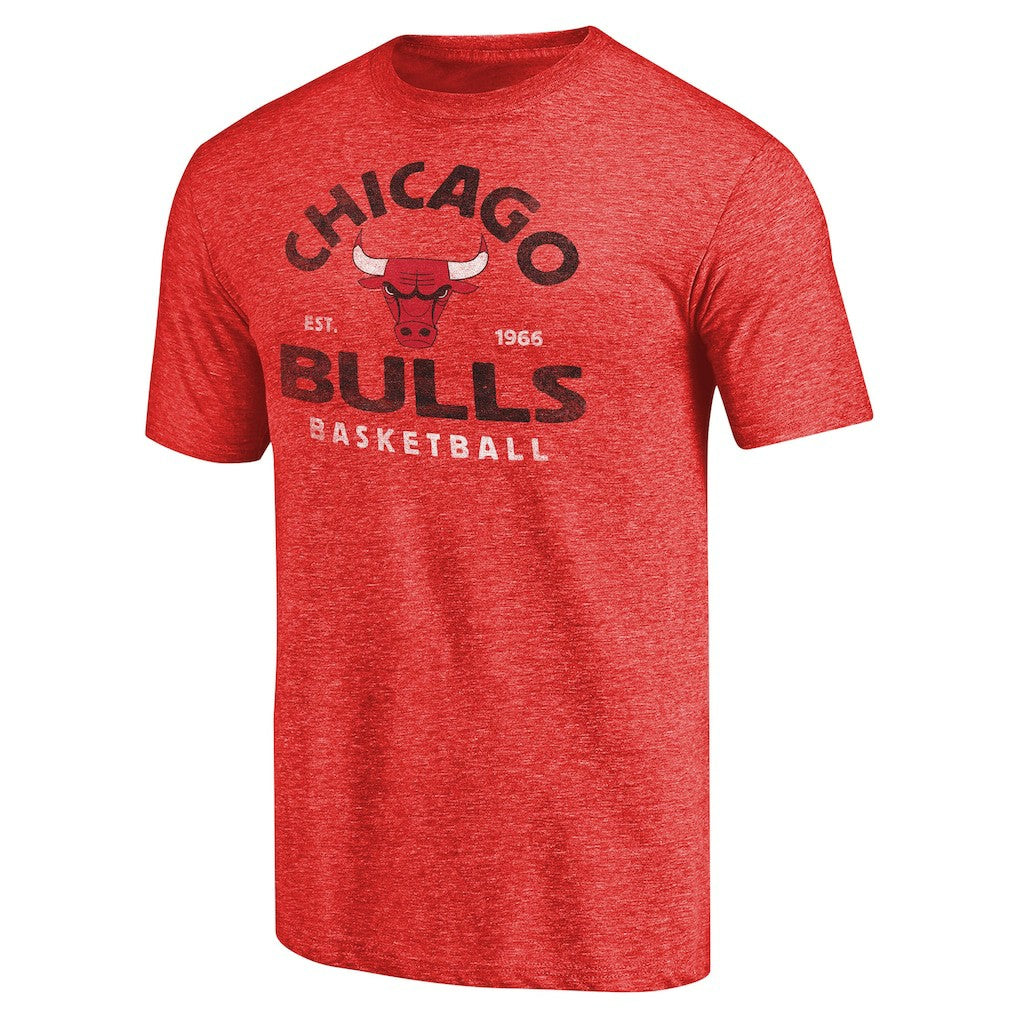 Chicago Bulls Vintage Arch Tri-Blend T-Shirt sale Discount