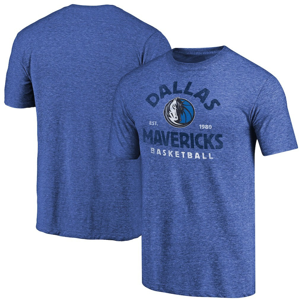 Dallas Mavericks Vintage Arch Tri-Blend T-Shirt sale For Sale