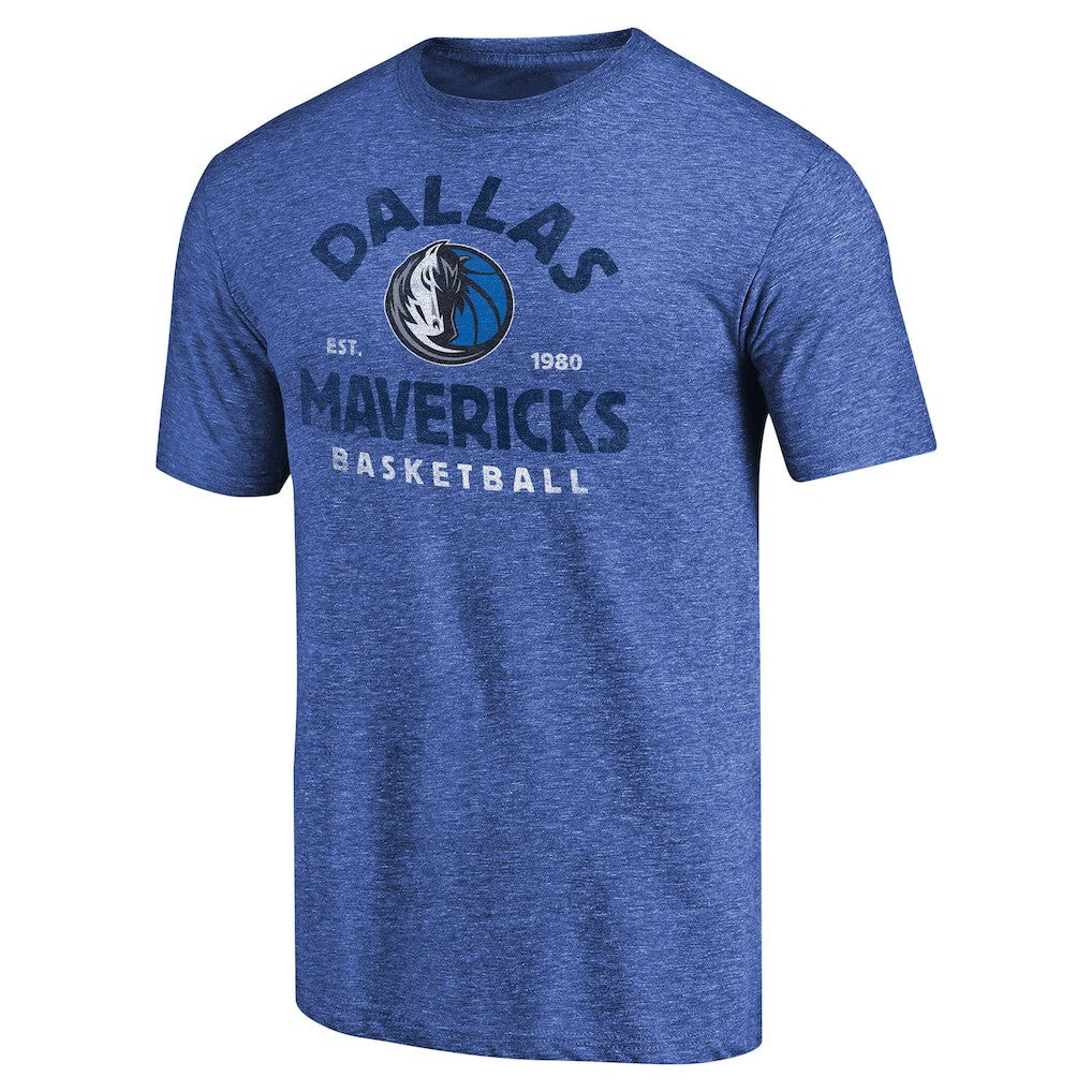 Dallas Mavericks Vintage Arch Tri-Blend T-Shirt sale For Sale