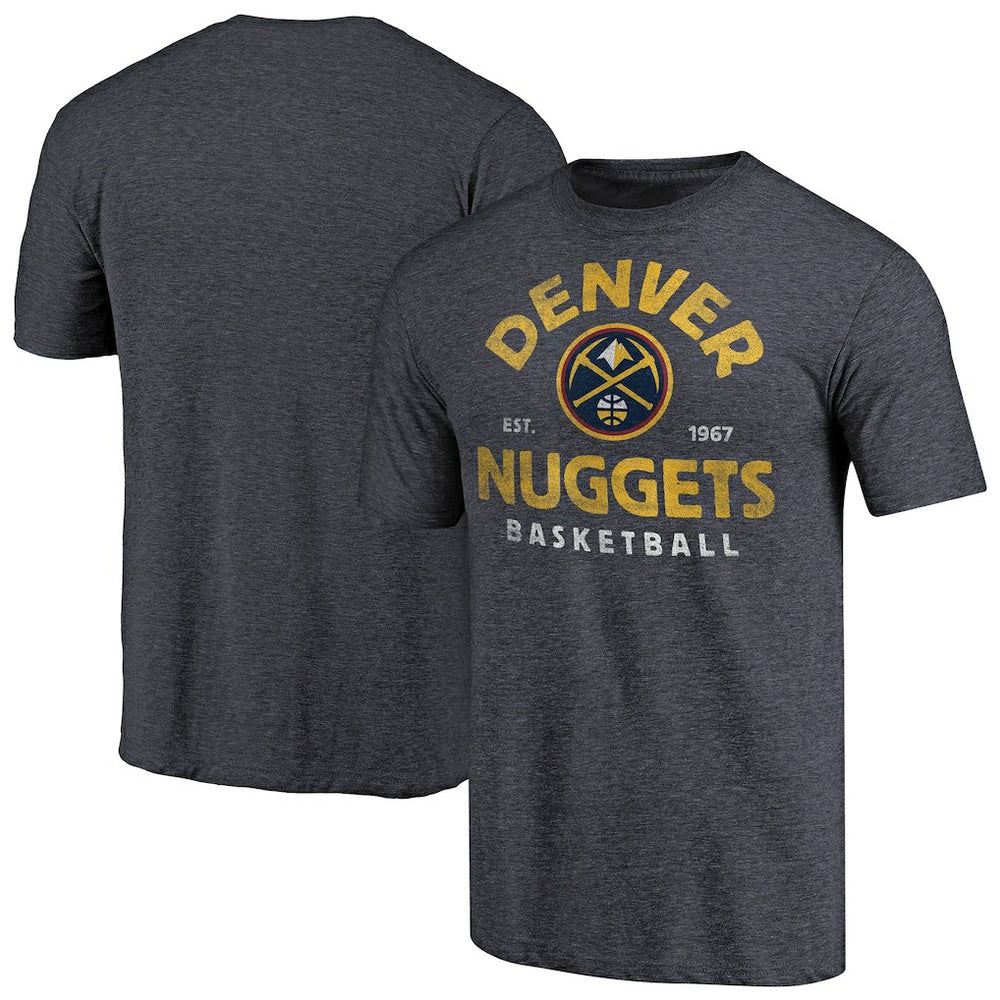 Denver Nuggets Vintage Arch Tri-Blend T-Shirt sale Discount