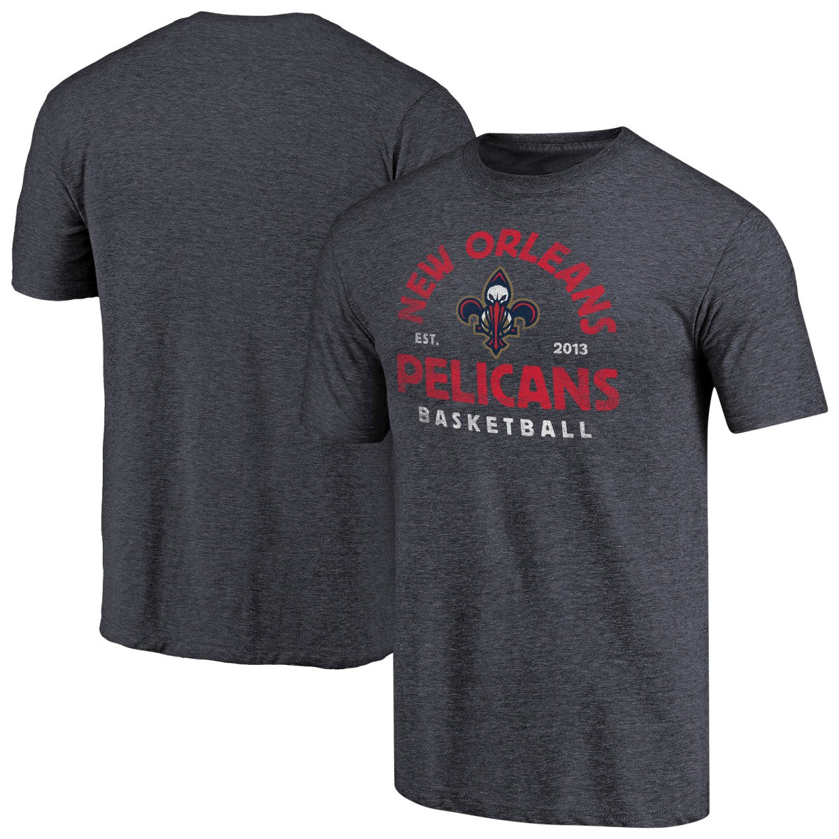 New Orleans Pelicans Vintage Arch Tri-Blend T-Shirt Outlet