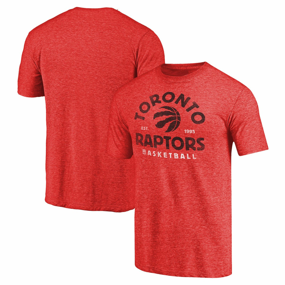 Toronto Raptors Vintage Arch Tri-Blend T-Shirt New