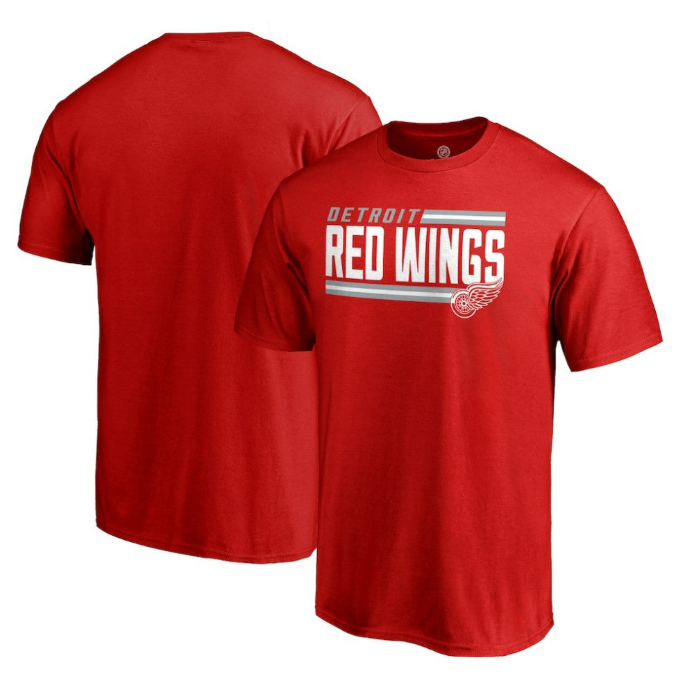 Detroit Red Wings Iconic Collection On Side Stripe T-Shirt Online