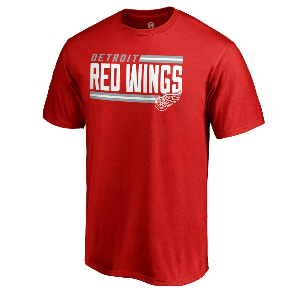 Detroit Red Wings Iconic Collection On Side Stripe T-Shirt Online