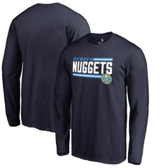 Denver Nuggets Onside Stripe Long Sleeve T-Shirt sale On Sale