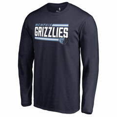 Memphis Grizzlies Onside Stripe Long Sleeve T-Shirt Discount
