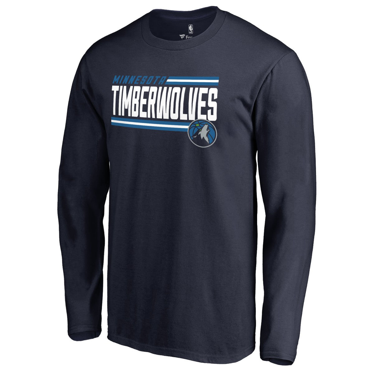 Minnesota Timberwolves Onside Stripe Long Sleeve T-Shirt For Sale