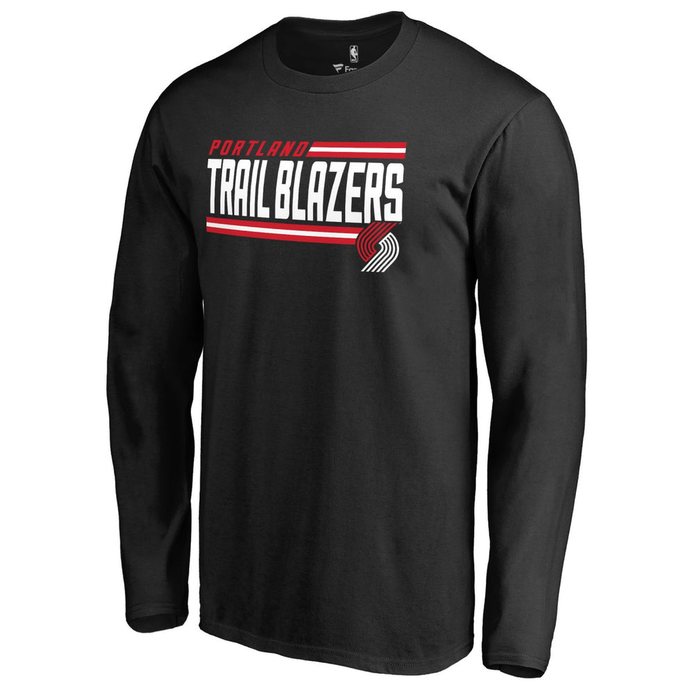 Portland Trail Blazers Onside Stripe Long Sleeve T-Shirt Online