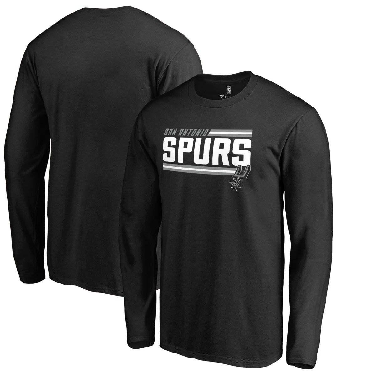 San Antonio Spurs Onside Stripe Long Sleeve T-Shirt Discount