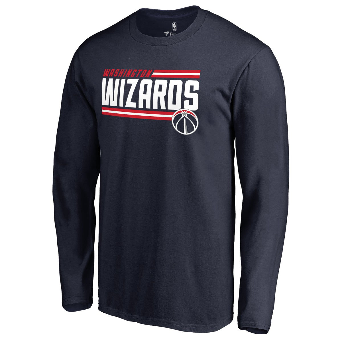 Washington Wizards Onside Stripe Long Sleeve T-Shirt Outlet
