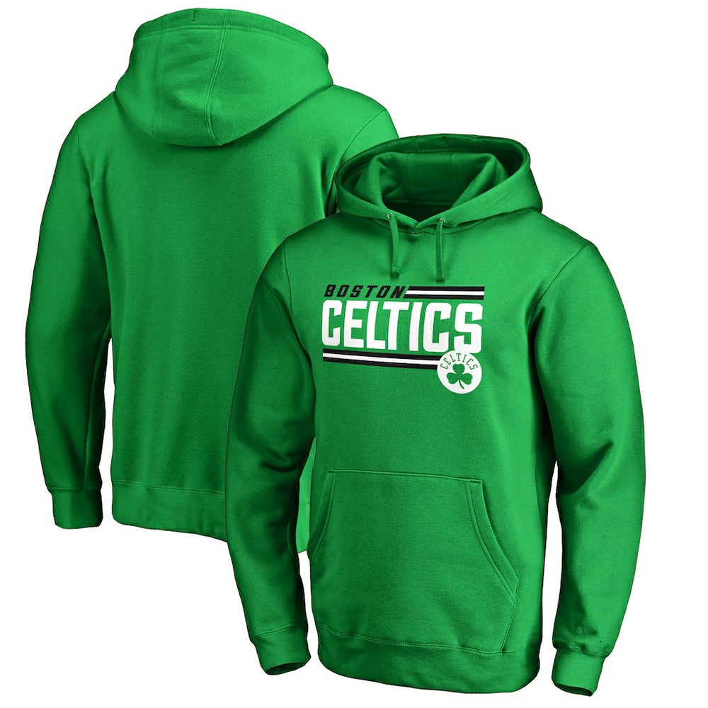 Boston Celtics Onside Stripe Pullover Hoodie Online