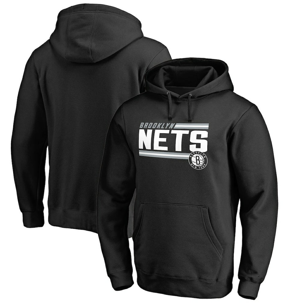 Brooklyn Nets Onside Stripe Pullover Hoodie Online