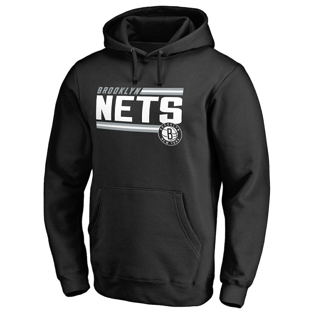 Brooklyn Nets Onside Stripe Pullover Hoodie Online