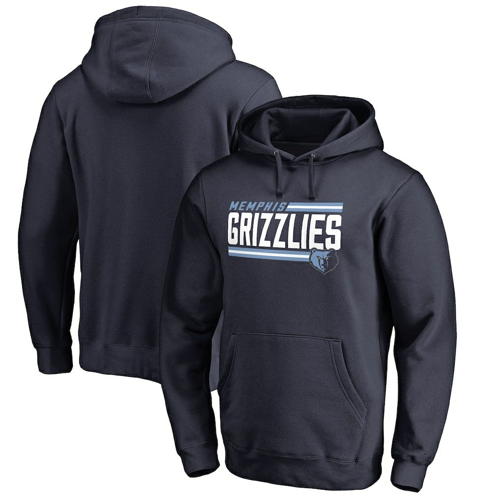 Memphis Grizzlies Onside Stripe Pullover Hoodie On Sale