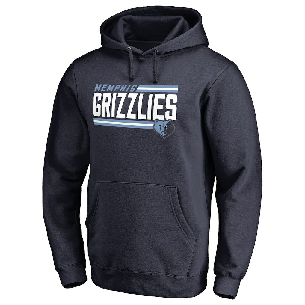 Memphis Grizzlies Onside Stripe Pullover Hoodie On Sale