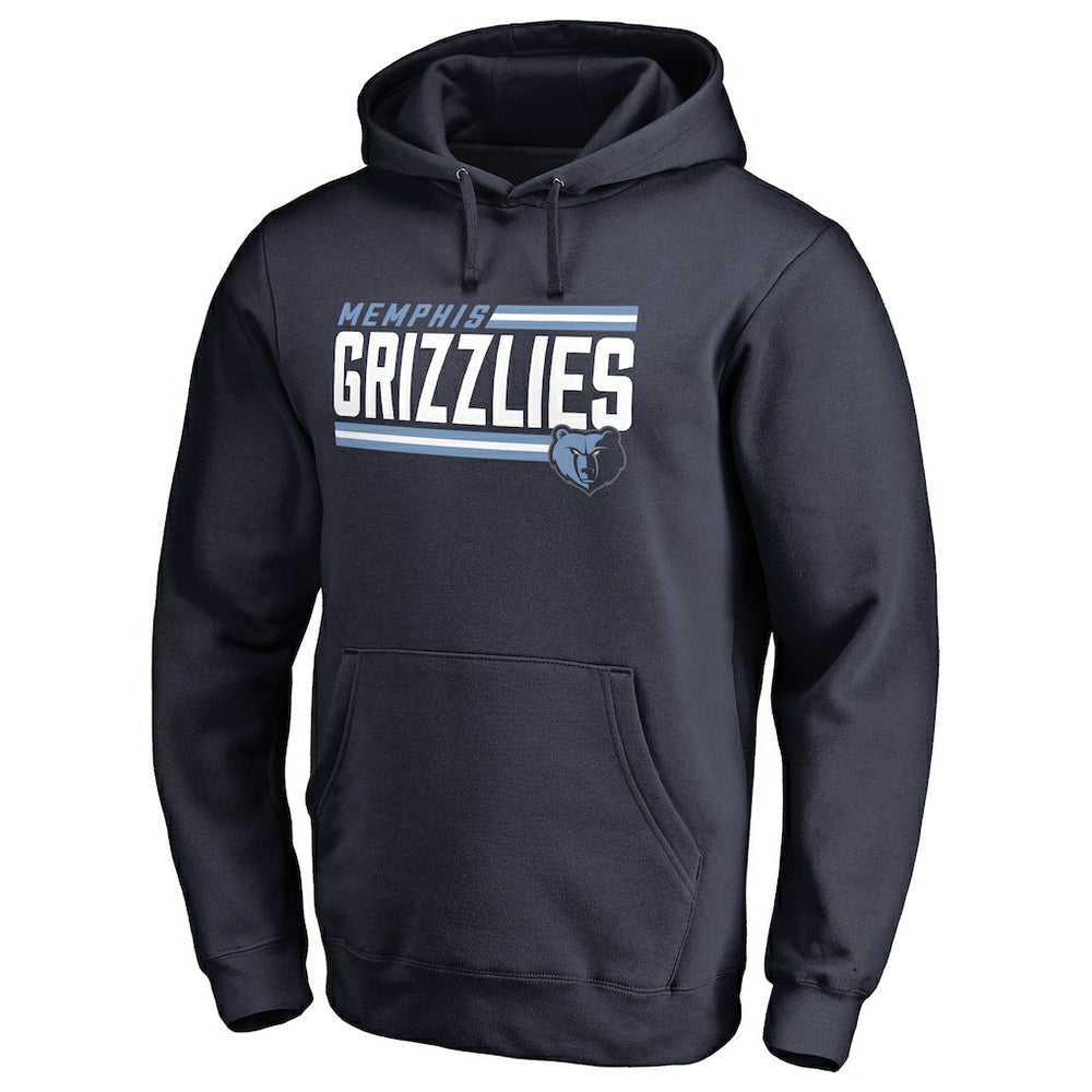 Memphis Grizzlies Onside Stripe Pullover Hoodie On Sale