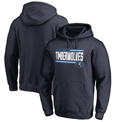 Minnesota Timberwolves Onside Stripe Pullover Hoodie New