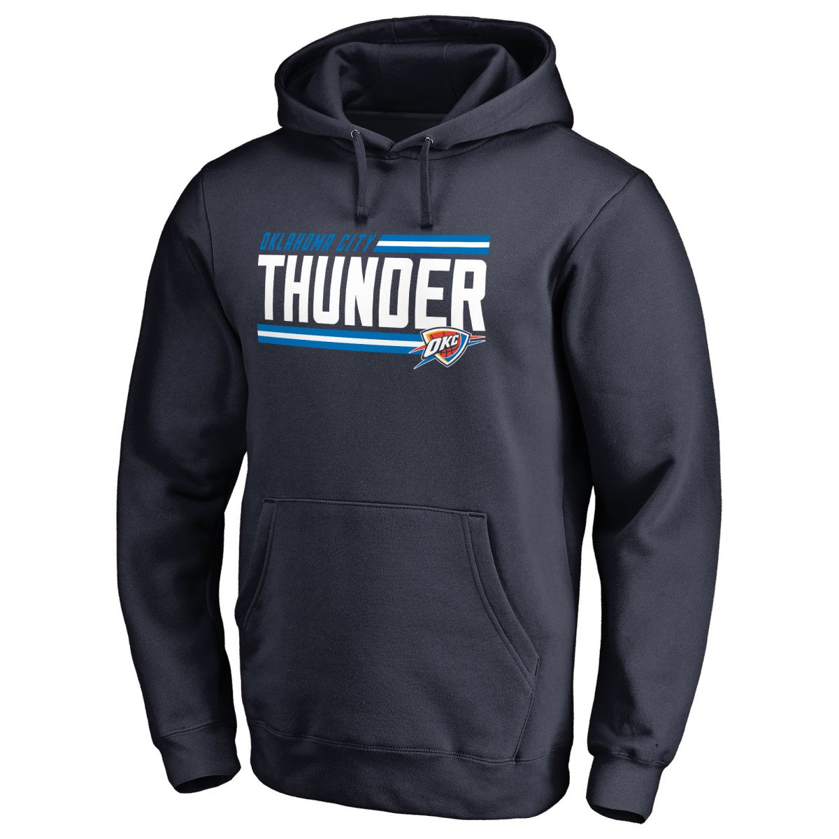Oklahoma City Thunder Onside Stripe Pullover Hoodie On Sale