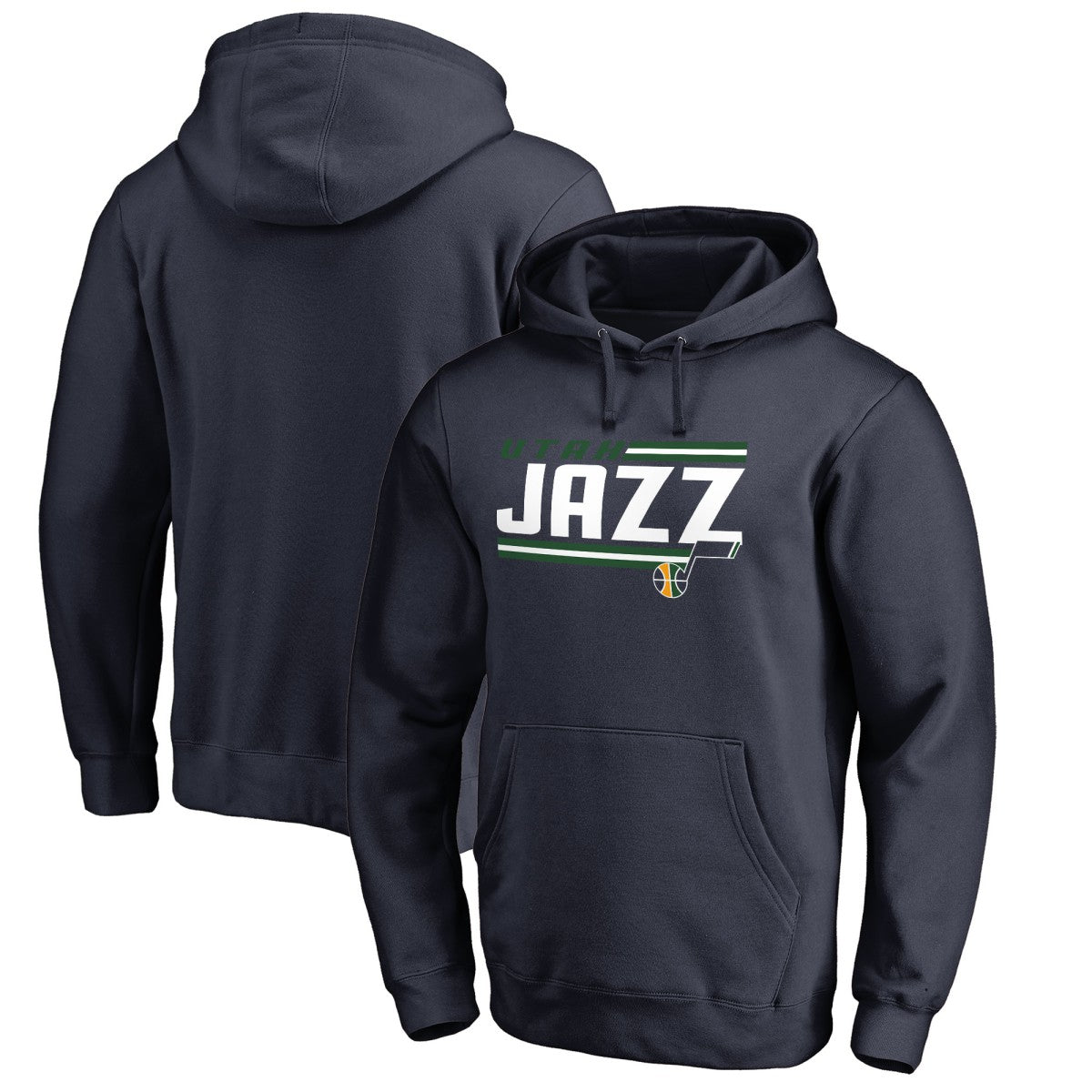 Utah Jazz Onside Stripe Pullover Hoodie For Sale
