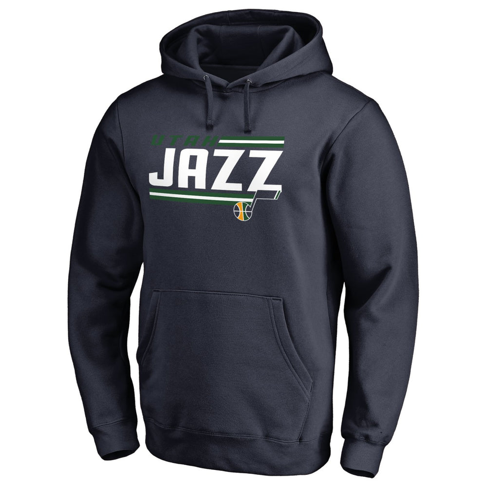 Utah Jazz Onside Stripe Pullover Hoodie For Sale