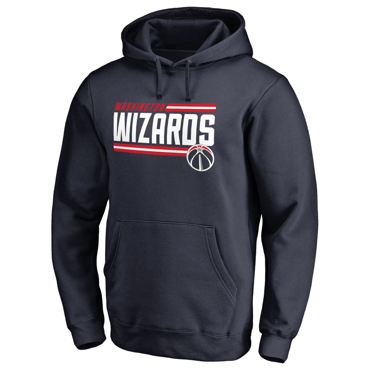 Washington Wizards Onside Stripe Pullover Hoodie On Sale