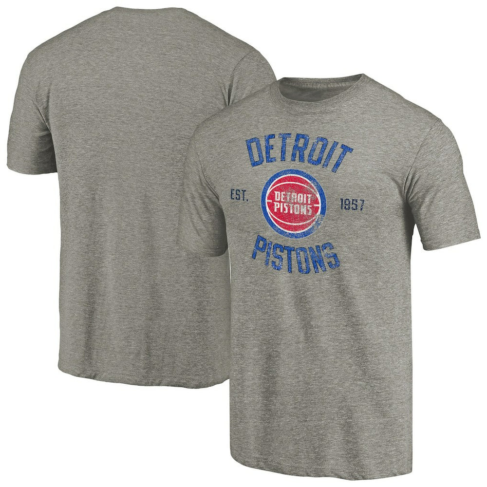Detroit Pistons Team Heritage Tri-Blend T-Shirt sale On Sale
