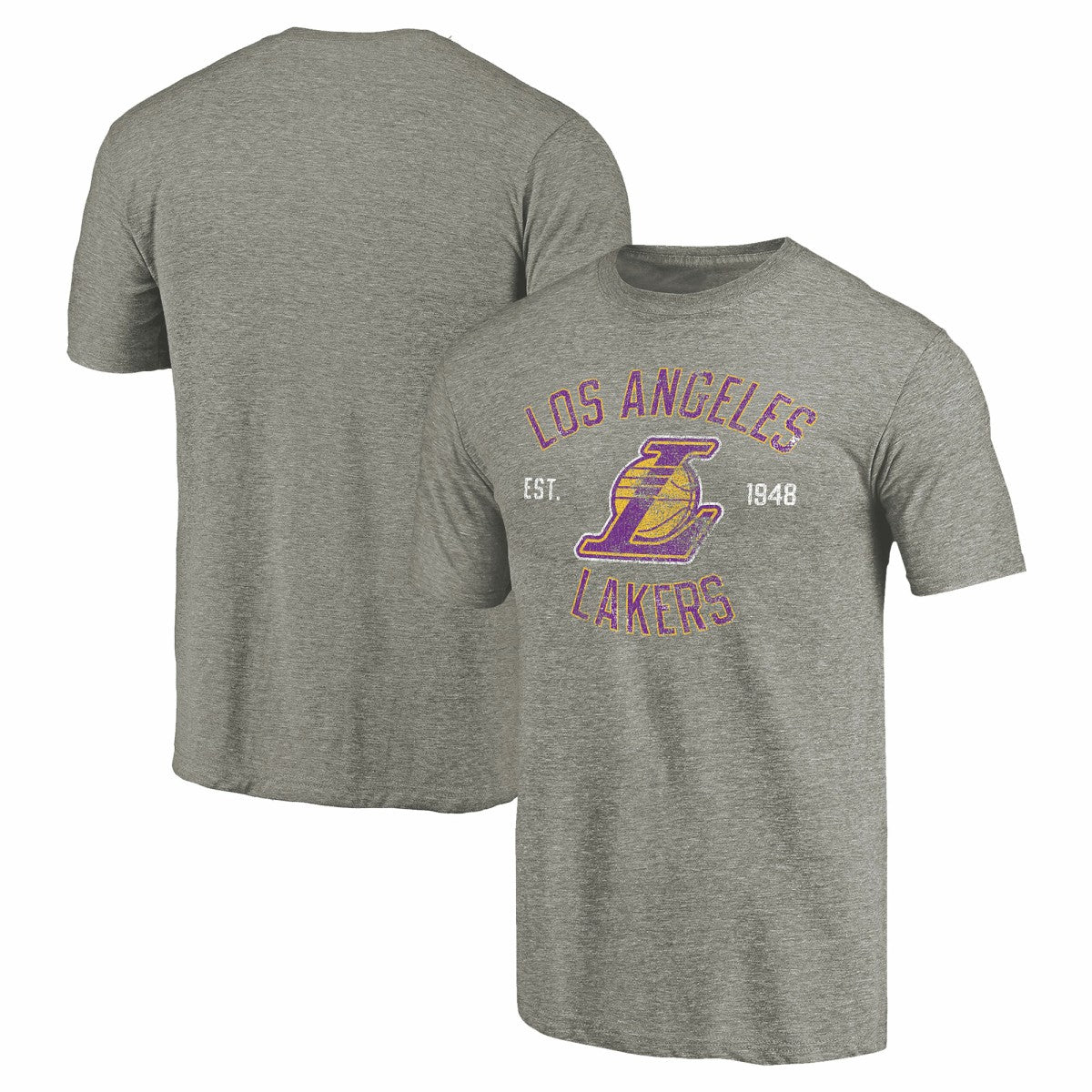 Los Angeles Lakers Team Heritage Tri-Blend T-Shirt Outlet