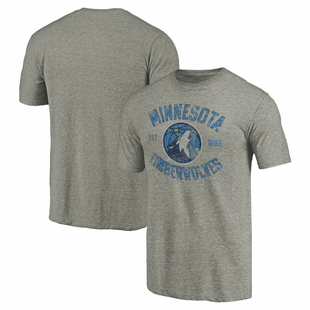 Minnesota Timberwolves Team Heritage Tri-Blend T-Shirt Online