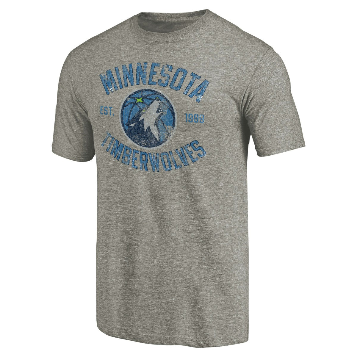 Minnesota Timberwolves Team Heritage Tri-Blend T-Shirt Online