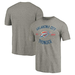 Oklahoma City Thunder Team Heritage Tri-Blend T-Shirt On Sale