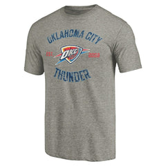 Oklahoma City Thunder Team Heritage Tri-Blend T-Shirt On Sale
