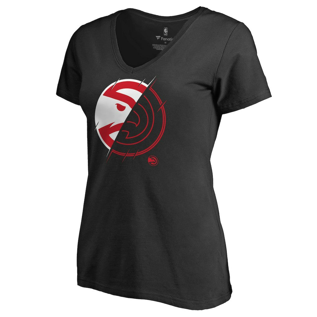 Atlanta Hawks Women's X-Ray Slim Fit V-Neck T-Shirt Outlet