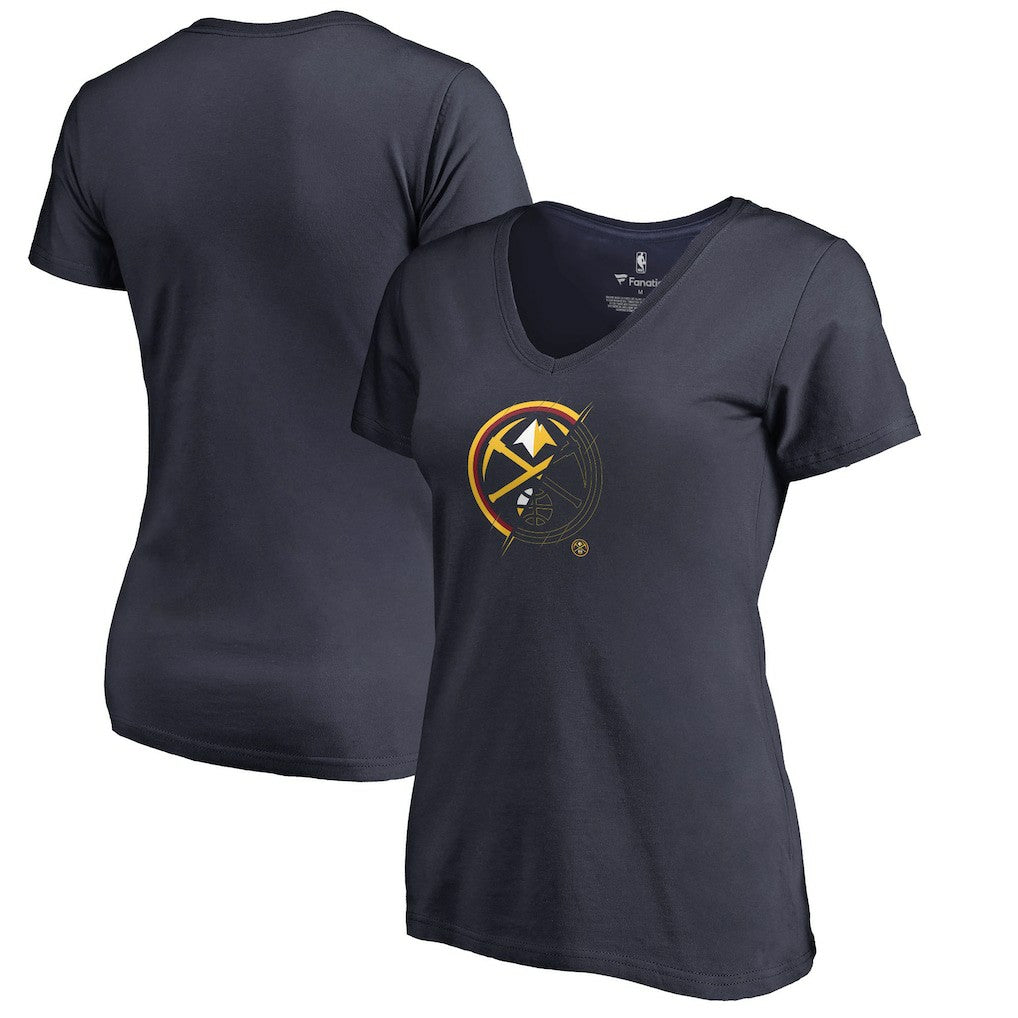 Denver Nuggets Women's X-Ray Slim Fit V-Neck T-Shirt sale New