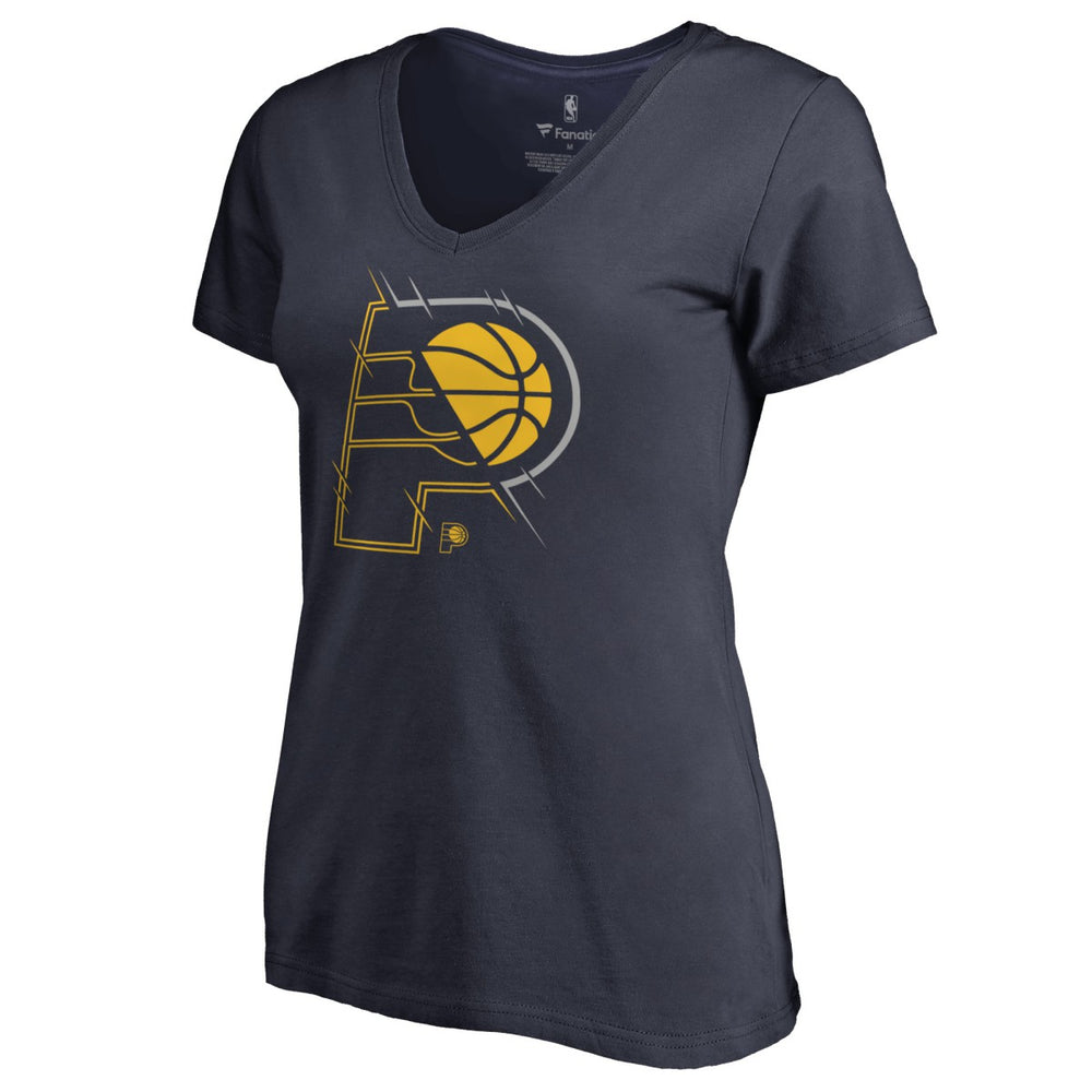 Indiana Pacers Women's X-Ray Slim Fit V-Neck T-Shirt Outlet
