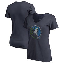 Minnesota Timberwolves Women's X-Ray Slim Fit V-Neck T-Shirt Outlet