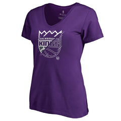 Sacramento Kings Women's X-Ray Slim Fit V-Neck T-Shirt On Sale