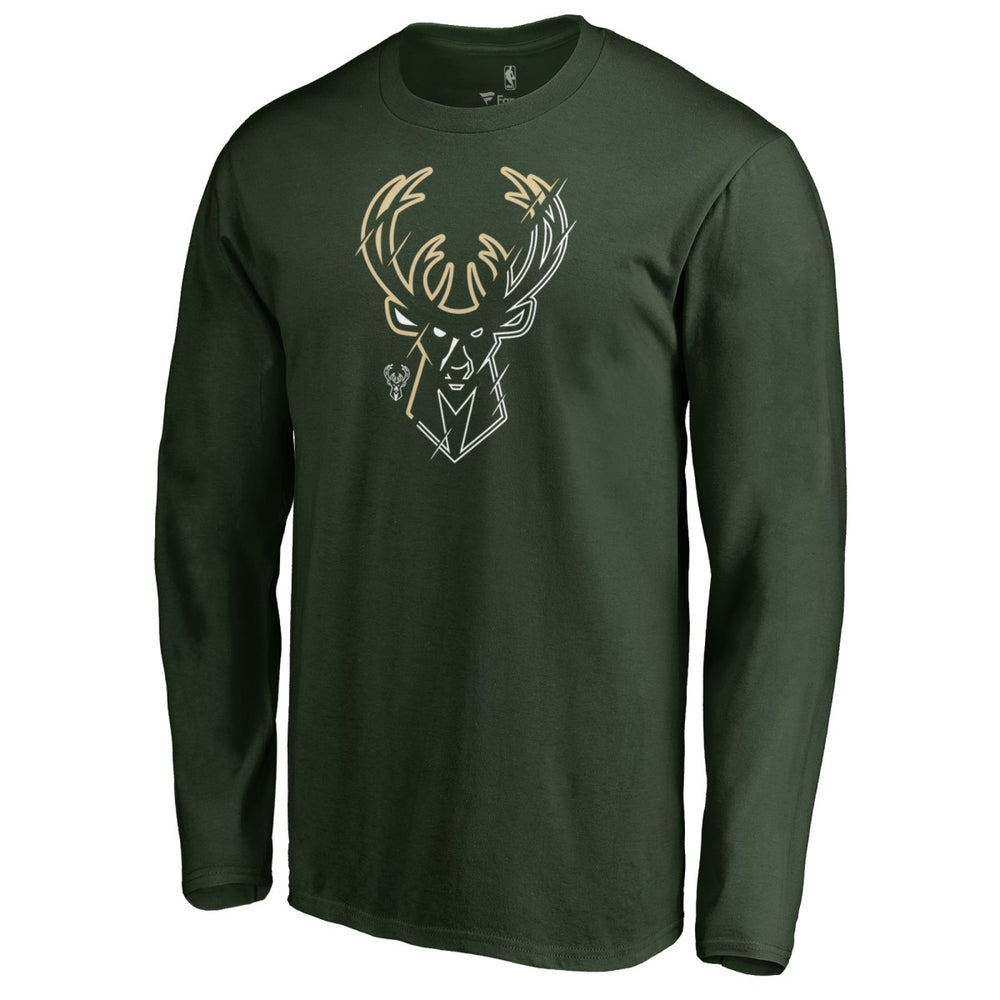 Milwaukee Bucks X-Ray Long Sleeve T-Shirt On Sale