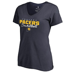 Indiana Pacers Women's Script Assist V-Neck T-Shirt Discount