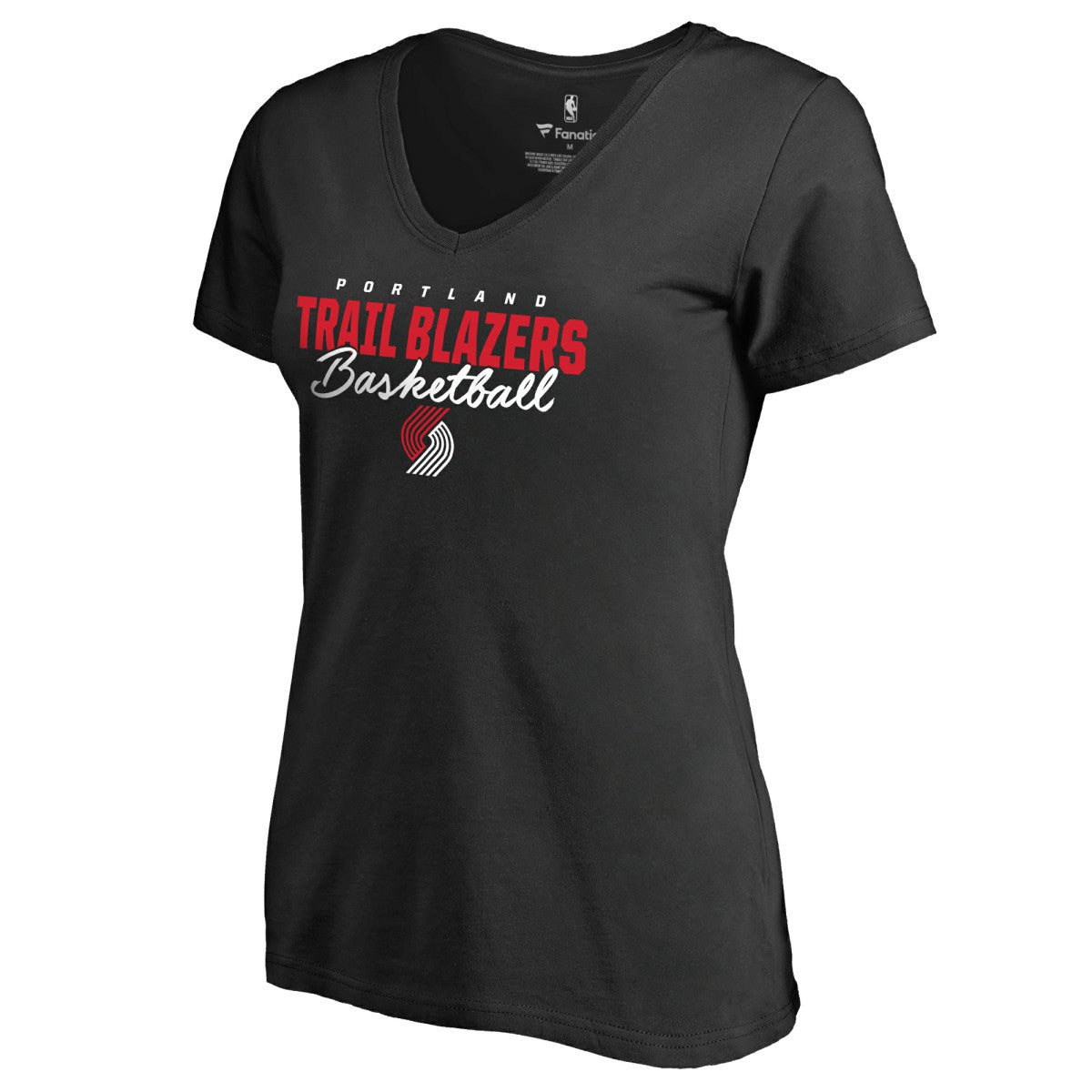 Portland Trail Blazers Women's Script Assist T-Shirt On Sale