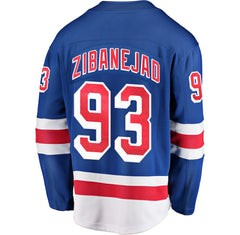 Mika Zibanejad New York Rangers Fanatics Home Breakaway Player Jersey For Sale