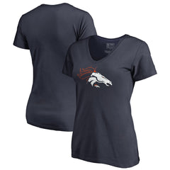 Denver Broncos  Women's X-Ray V-Neck T-Shirt