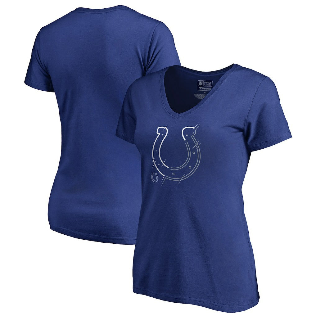 Indianapolis Colts  Women's X-Ray Slim Fit V-Neck T-Shirt