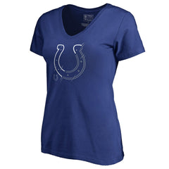 Indianapolis Colts  Women's X-Ray Slim Fit V-Neck T-Shirt