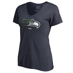 Seattle Seahawks  Women's X-Ray V-Neck T-Shirt