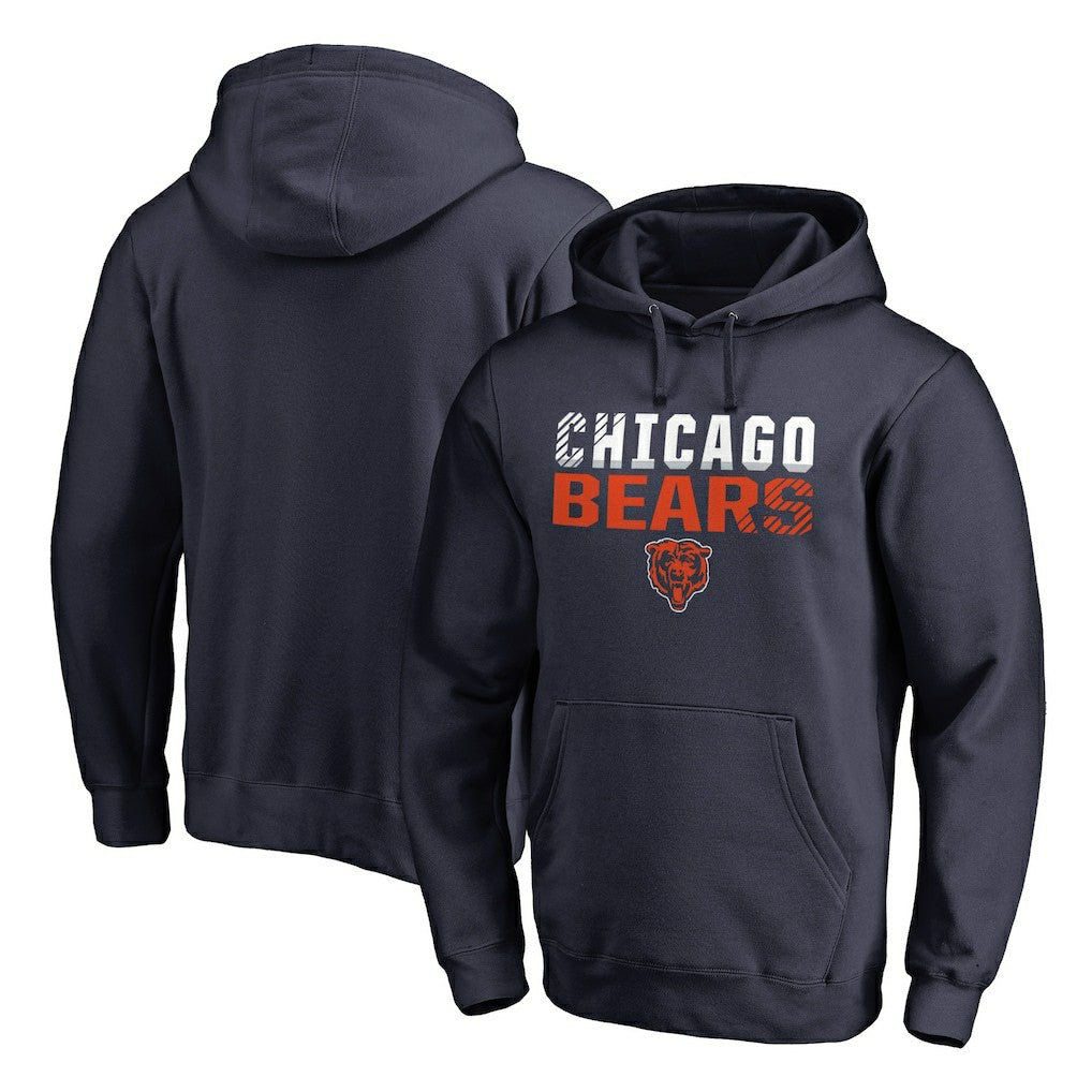 Chicago Bears  Iconic Collection Fade Out Pullover Hoodie