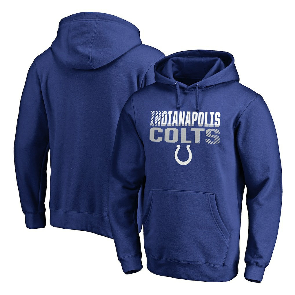 Indianapolis Colts  Iconic Collection Fade Out Pullover Hoodie