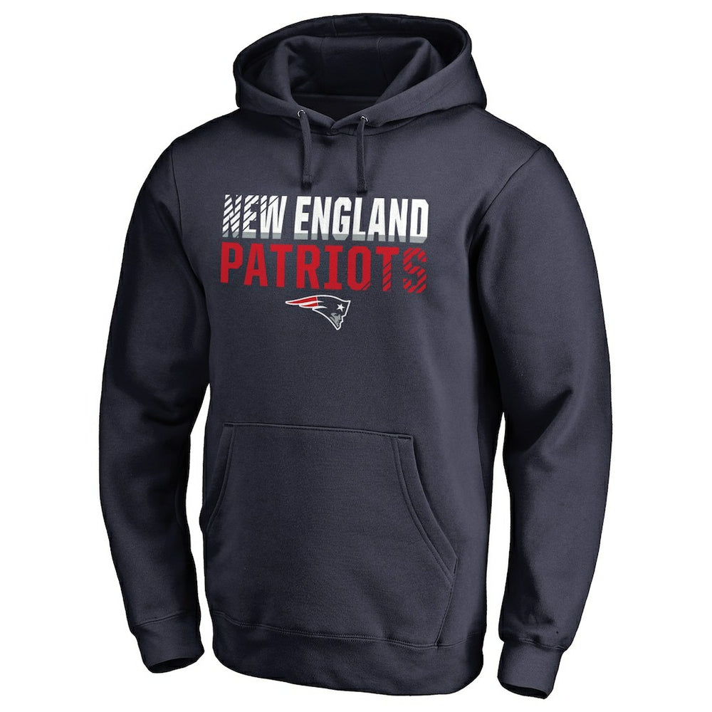 New England Patriots  Iconic Collection Fade Out Pullover Hoodie