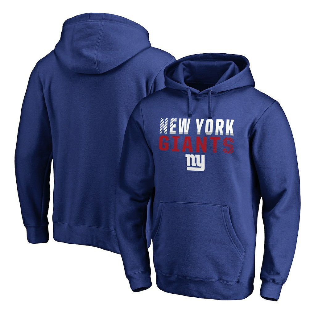 New York Giants  Iconic Collection Fade Out Pullover Hoodie